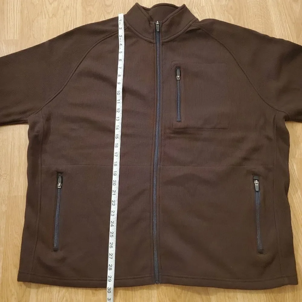 NEW: Tailor Vintage PUREtec cool® Waffle Bonded Fleece Full Zip size XXL